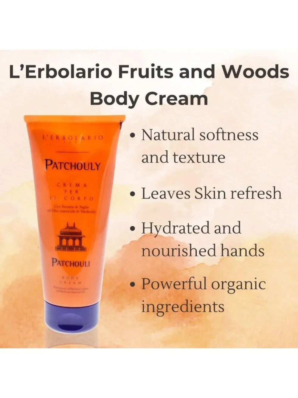 Moisturizing Body Butter for Dry Skin - Anti-Oxidant Patchouli Leaf - 6.7 oz